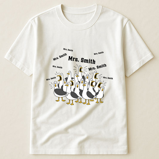 Custom-Funny-Seagulls-Teacher--Personalized-Shirt-1