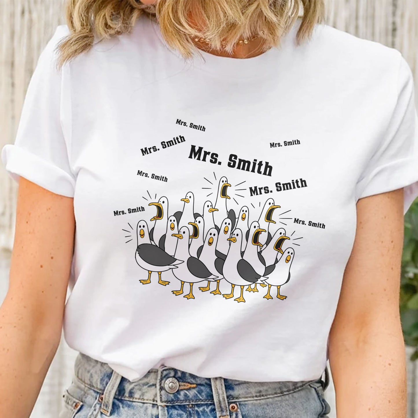 Custom-Funny-Seagulls-Teacher--Personalized-Shirt-2