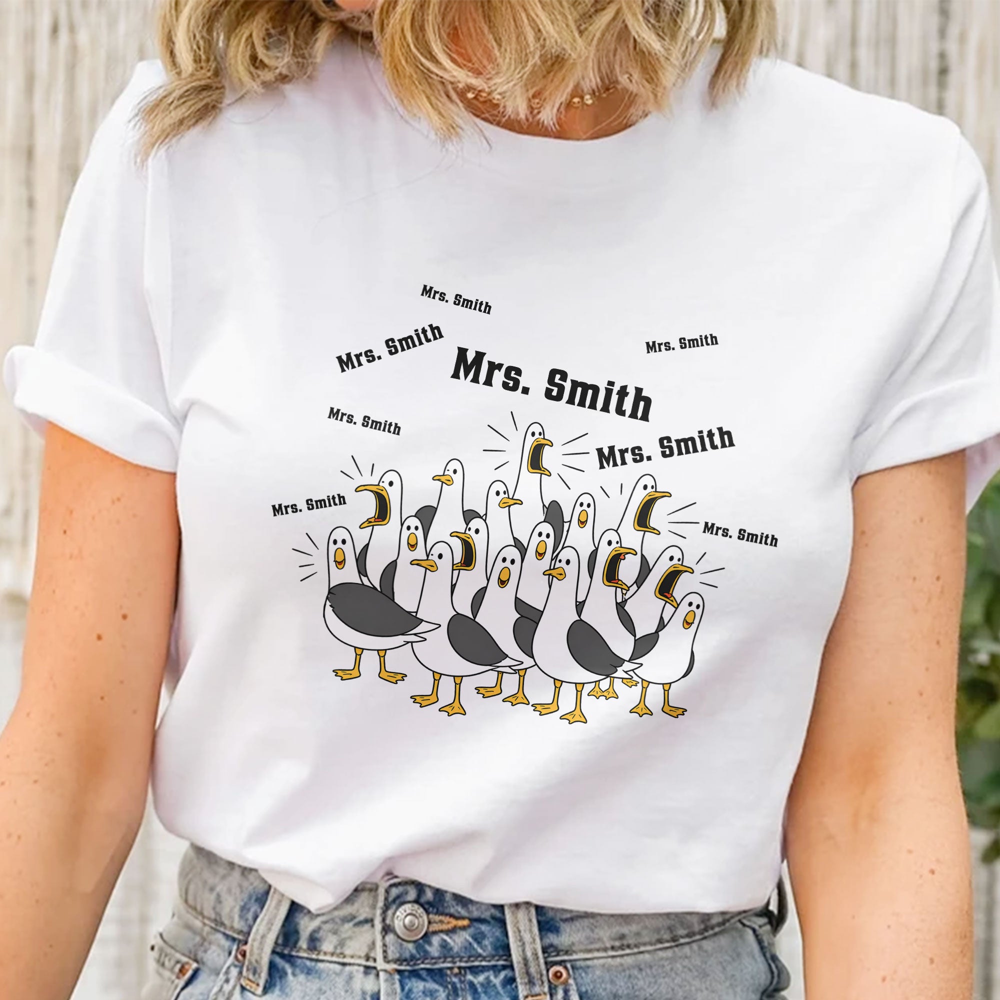 Custom-Funny-Seagulls-Teacher--Personalized-Shirt-2