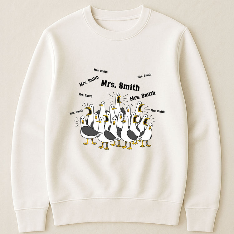 Custom-Funny-Seagulls-Teacher--Personalized-Shirt-3