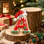 Custom-Gingerbread-Letter-For-Family,-Kids-Stocking-Tag-3D-Relief-Acrylic-Personalized-Ornament-3
