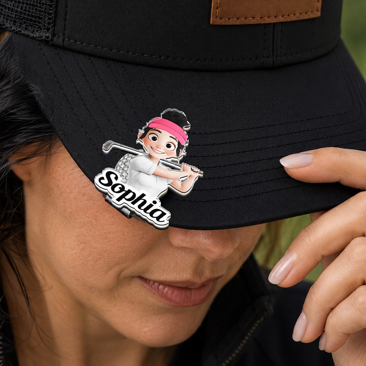 Custom-Golf-Character,-Name-And-Face-Gift-For-Golf-Players,-Golf-Lover-Personalized-Golf-Ball-Marker-4