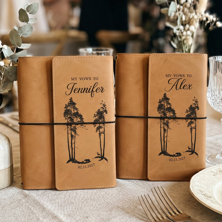 Custom-His-And-Her-Vow-Wedding-Speech-Keepsake-Elegant-&-Luxury-Bride-&-Groom-Gifts-Personalized-Notebook-Cover-1