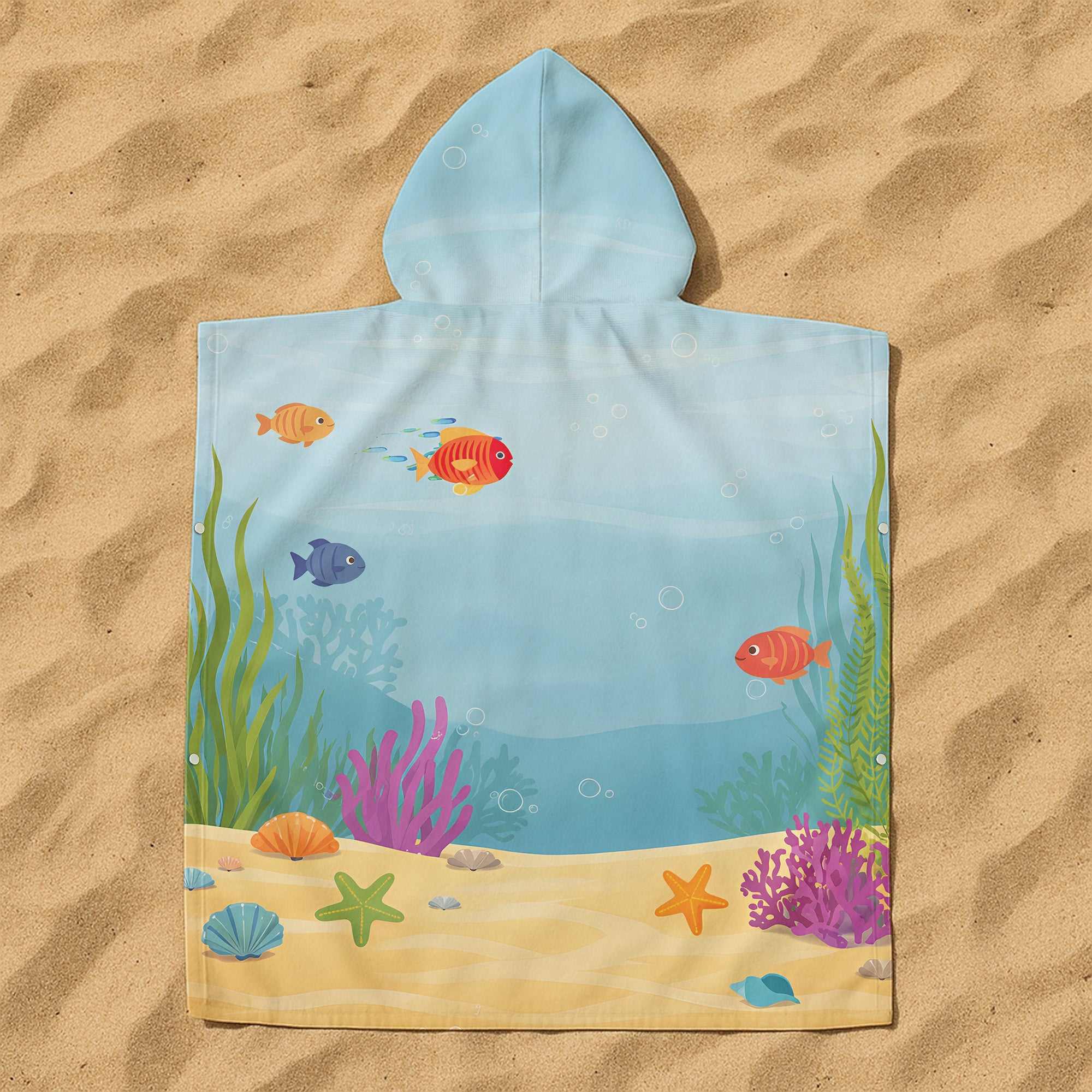 Custom_Initial_Name_Sea_Animals_Personalized_Kids_Hooded_Towel_5