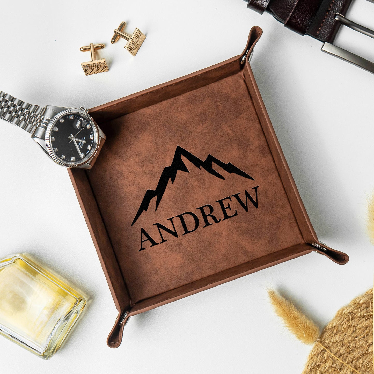 Custom-Initial-Names-For-Him,-Son,-Husband,-Boyfriend,-Coworkers-Personalized-Valet-Tray-2