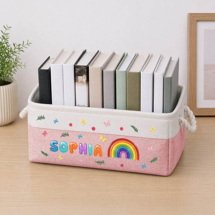 Custom-Kid'S-Name,-Rainbow-Alphabet-Personalized-Storage-Basket-1