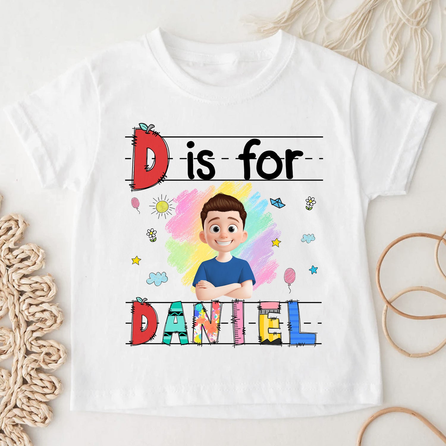 Custom-Kids-Name-Back-To-School--Personalized-Shirt-1