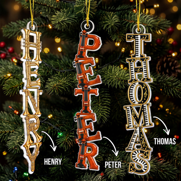 Custom-Letter-With-Name-For-Music-Lover,-Him,-Her-Personalized-Ornament1