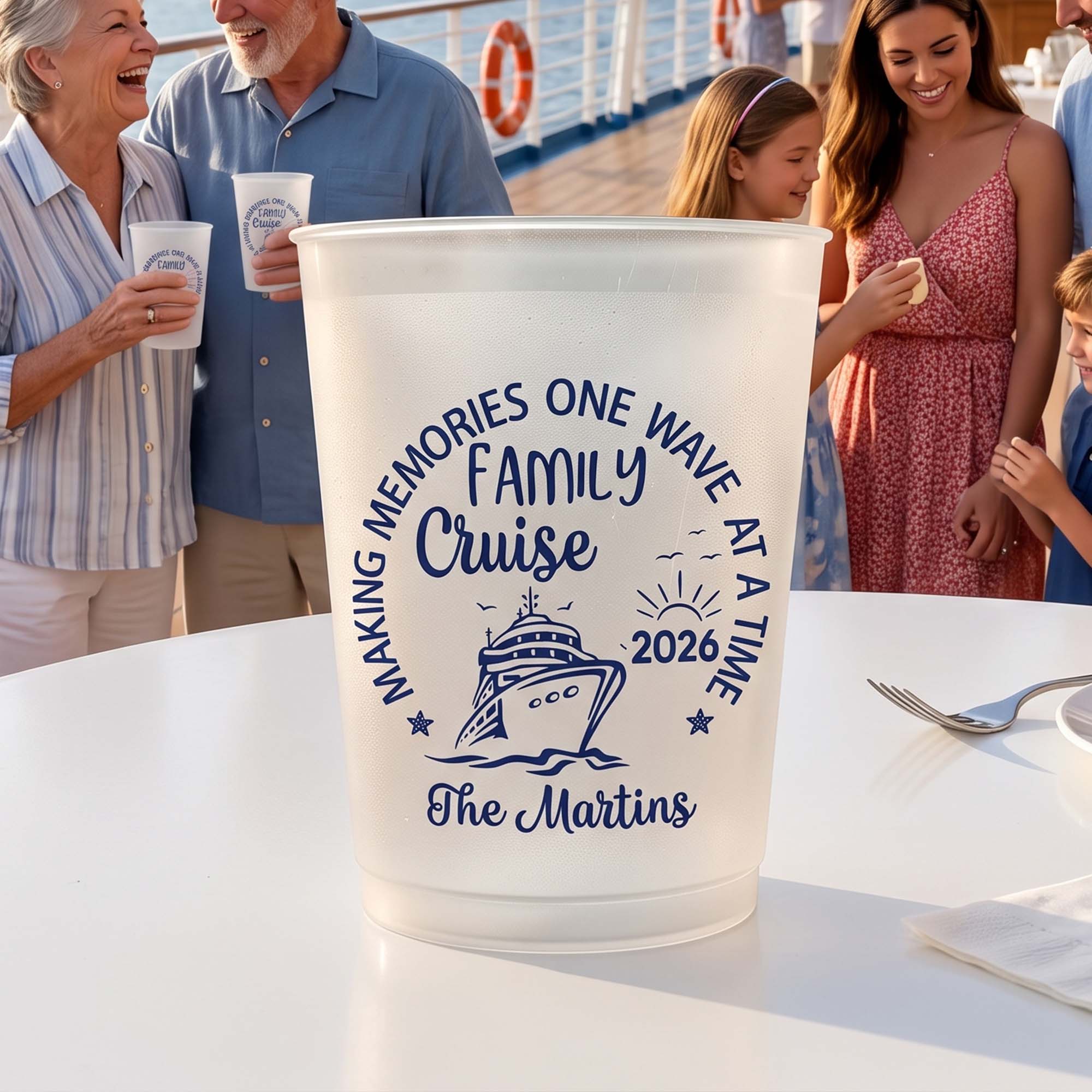 Custom-Making-Memories-One-Wave-At-A-Time-Family-Cruise-Crusing-Trip,-Friend-Trip-Personalized-Cups-4