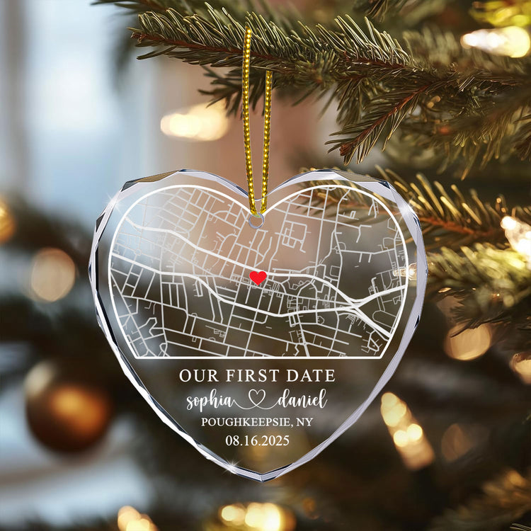 Custom-Map-First-Christmas-Couple-Gifts,-Anniversary-Gift-For-Newlywed-Personalized-Ornament-2
