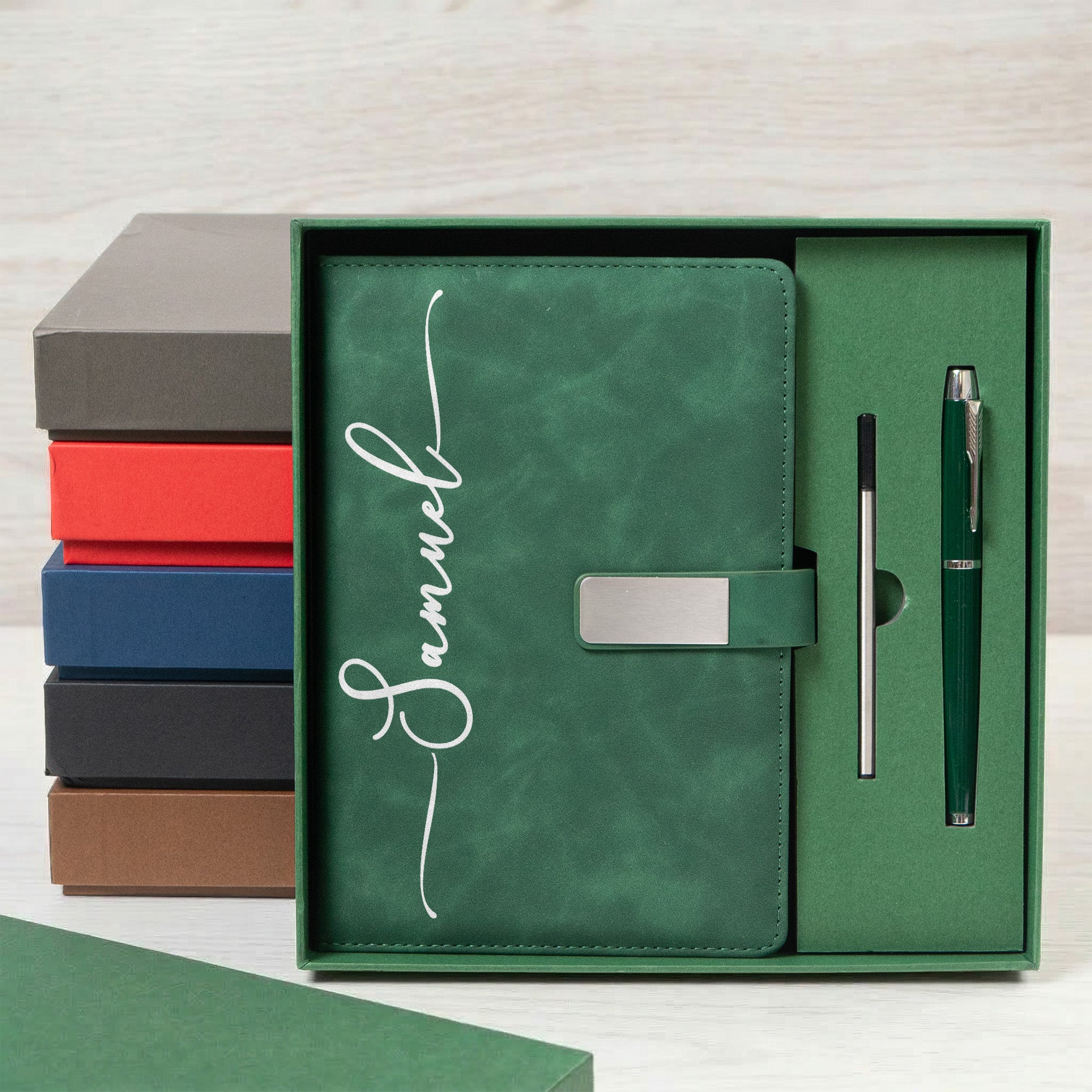 Custom-Monogram-Initial-Name-For-Her,-Him-Personalized-Notebook-Set-6