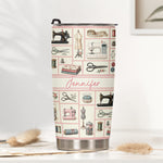 Custom-Monogram,-Name-Gift-For-Sewing-Lover,-Tailors-Personalized-Tumbler-2
