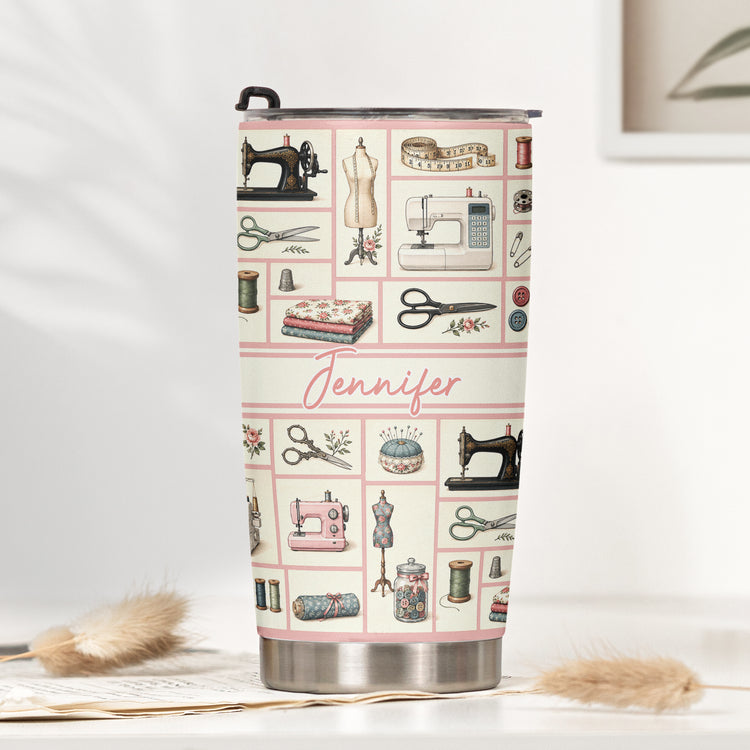 Custom-Monogram,-Name-Gift-For-Sewing-Lover,-Tailors-Personalized-Tumbler-2