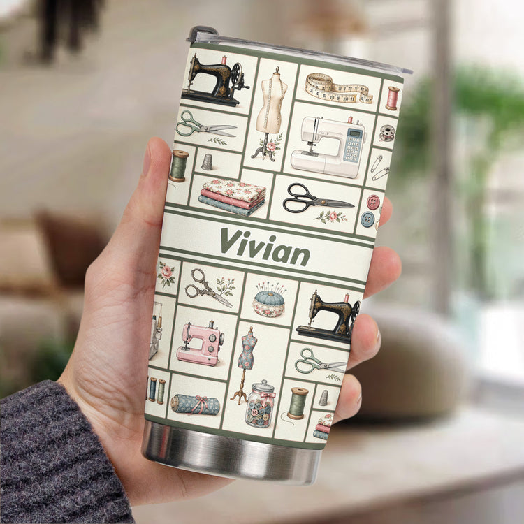 Custom-Monogram,-Name-Gift-For-Sewing-Lover,-Tailors-Personalized-Tumbler-4