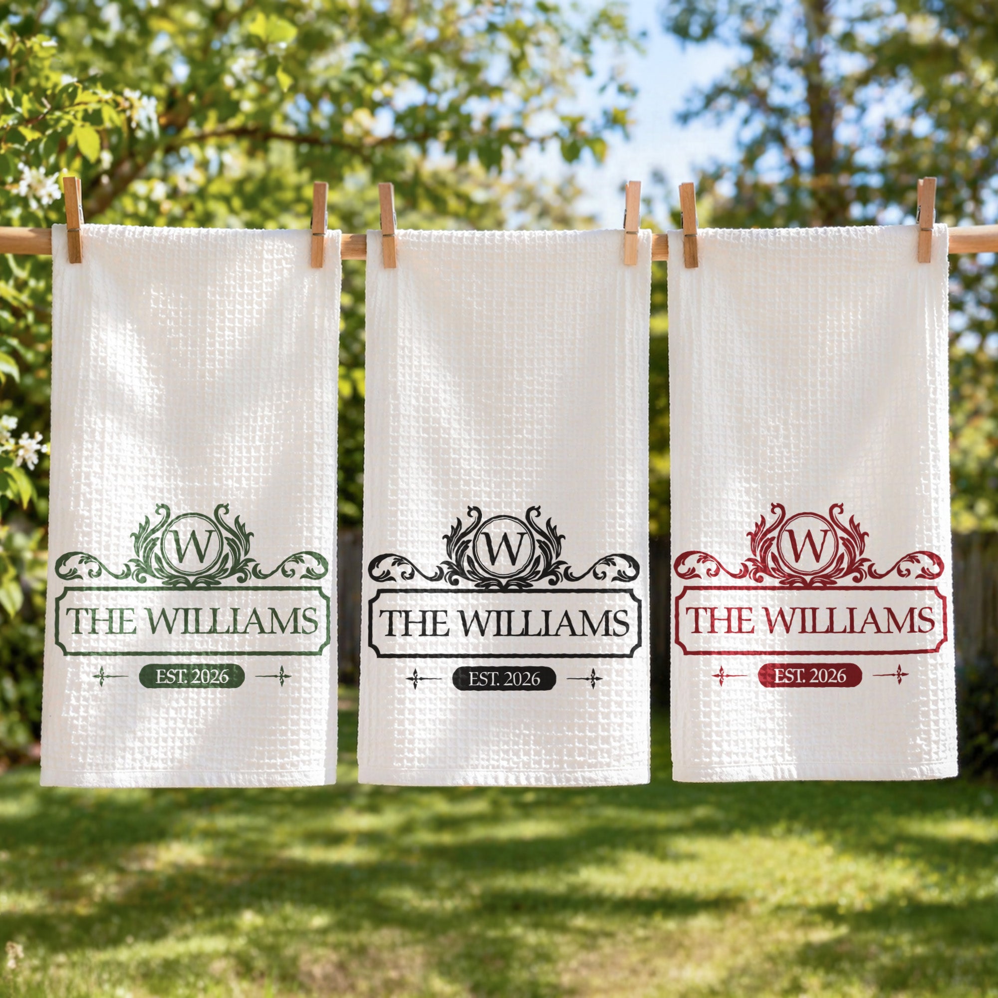 Custom-Monogram-New-House-Gift-For-Couple-Personalized-Kitchen-Towel-2