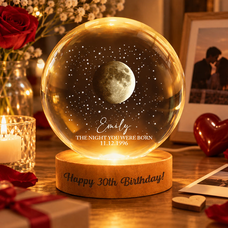 Custom-Moon-Phase-By-Date,-20Th-30Th-40Th-50Th-30Th-Birthday-Gift,-Gift-For-Bestfriend-Daughter-Granddaughter-Birthday-Personalized-Night-Light-2