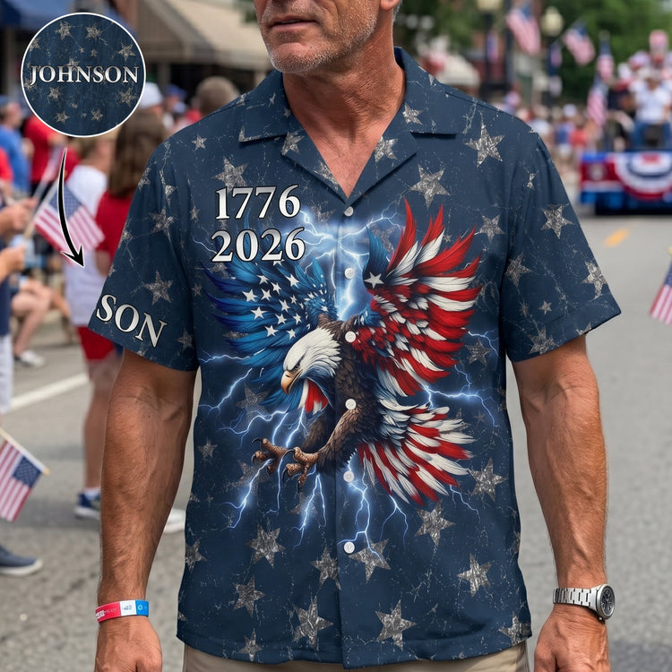 Custom_Name_250_Years_1776_2026_Anniversary_America_Eagle_Personalized_Hawaiian_Shirt_1