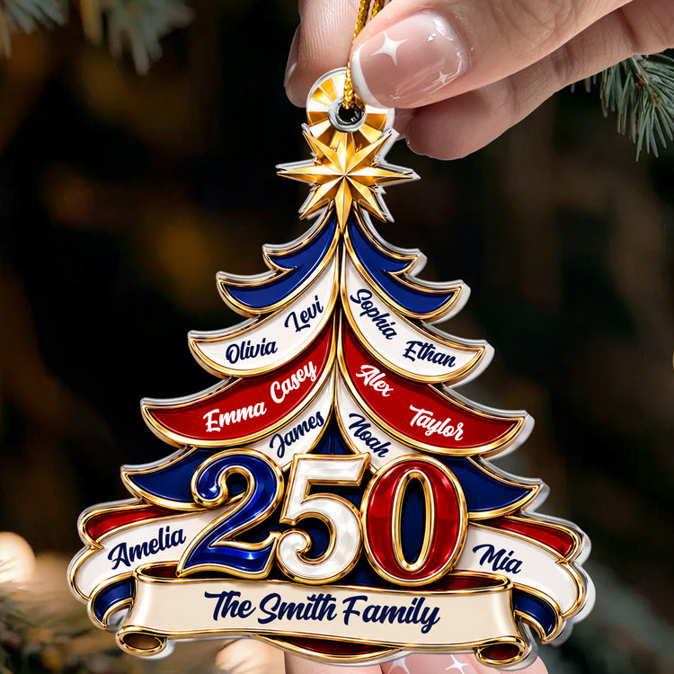 Custom-Name-250-Years-Of-Freedom-Usa-Personalized-Ornament-3