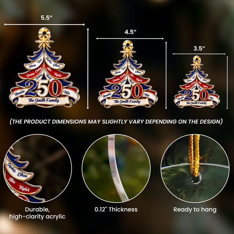 Custom-Name-250-Years-Of-Freedom-Usa-Personalized-Ornament-4