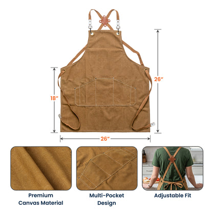 Custom-Name-And-Birth-Flower-Faux-Pattern-Personalized-Apron-5