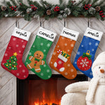 Custom-Name-And-Character-Christmas-Stocking-With-Name,-Family-Christmas-Stocking-Personalized-Stocking