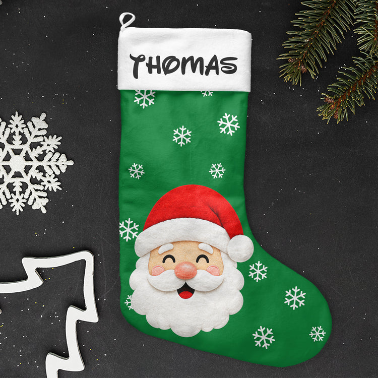 Custom-Name-And-Character-Christmas-Stocking-With-Name,-Family-Christmas-Stocking-Personalized-Stocking
