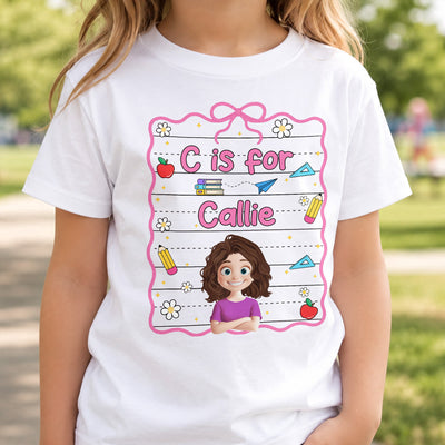 Custom Name Back To School - Personalized Shirt