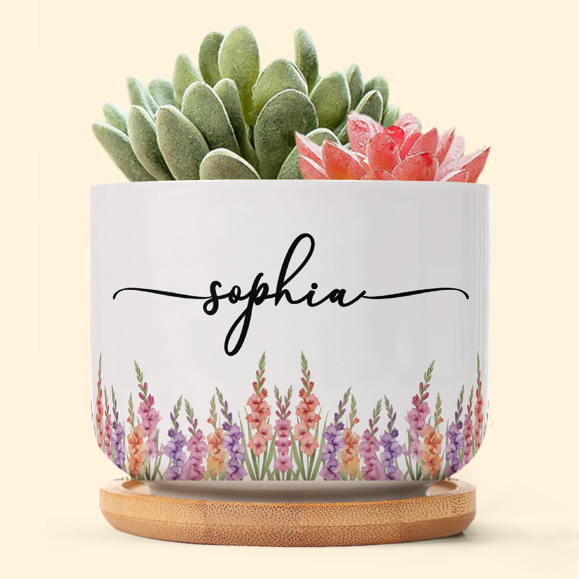 Custom-Name-&-Birth-Flower-Birthday-Gift-For-Her,-Sisters,-Daughter,-Friends,-Coworkers-Personalized-Plant-Pot-1