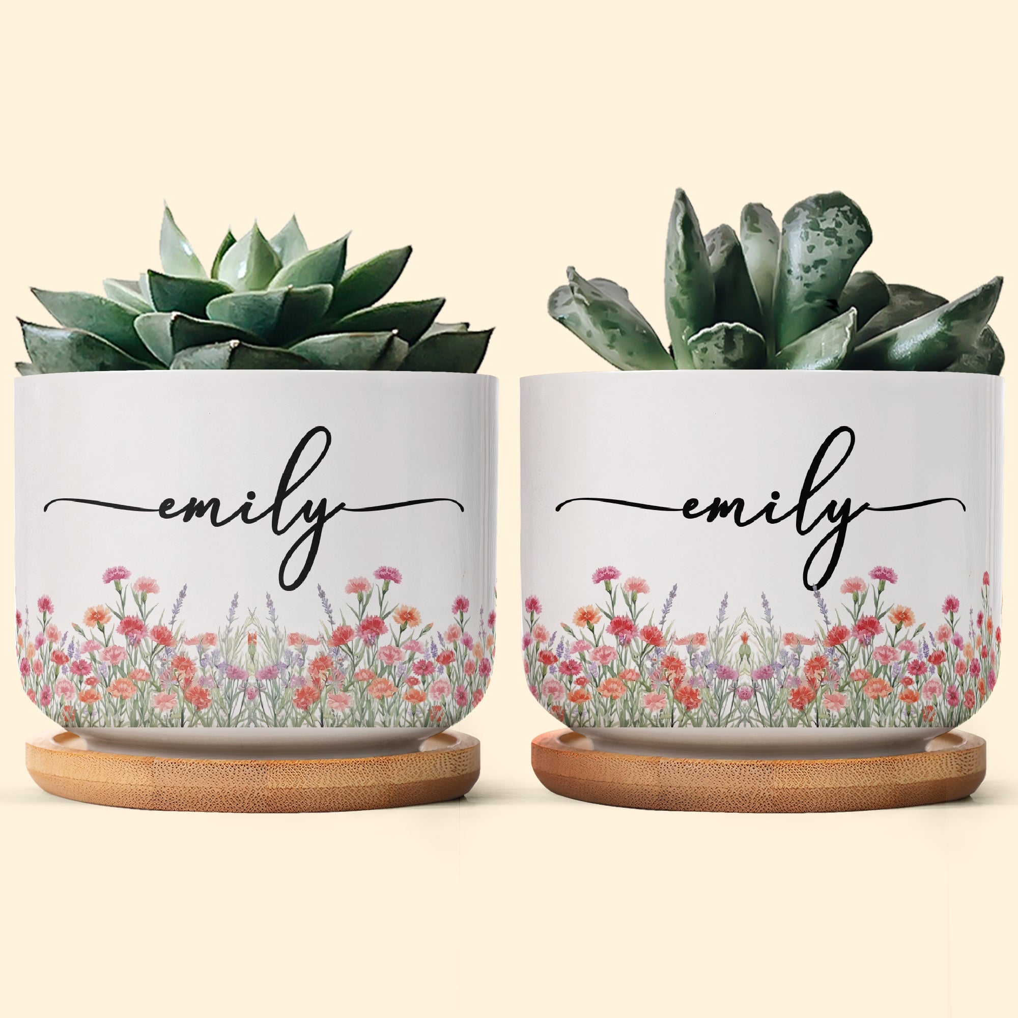 Custom-Name-&-Birth-Flower-Birthday-Gift-For-Her,-Sisters,-Daughter,-Friends,-Coworkers-Personalized-Plant-Pot-2