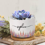 Custom-Name-&-Birth-Flower-Birthday-Gift-For-Her,-Sisters,-Daughter,-Friends,-Coworkers-Personalized-Plant-Pot-4