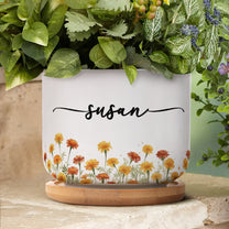 Custom-Name-&-Birth-Flower-Birthday-Gift-For-Her,-Sisters,-Daughter,-Friends,-Coworkers-Personalized-Plant-Pot-5