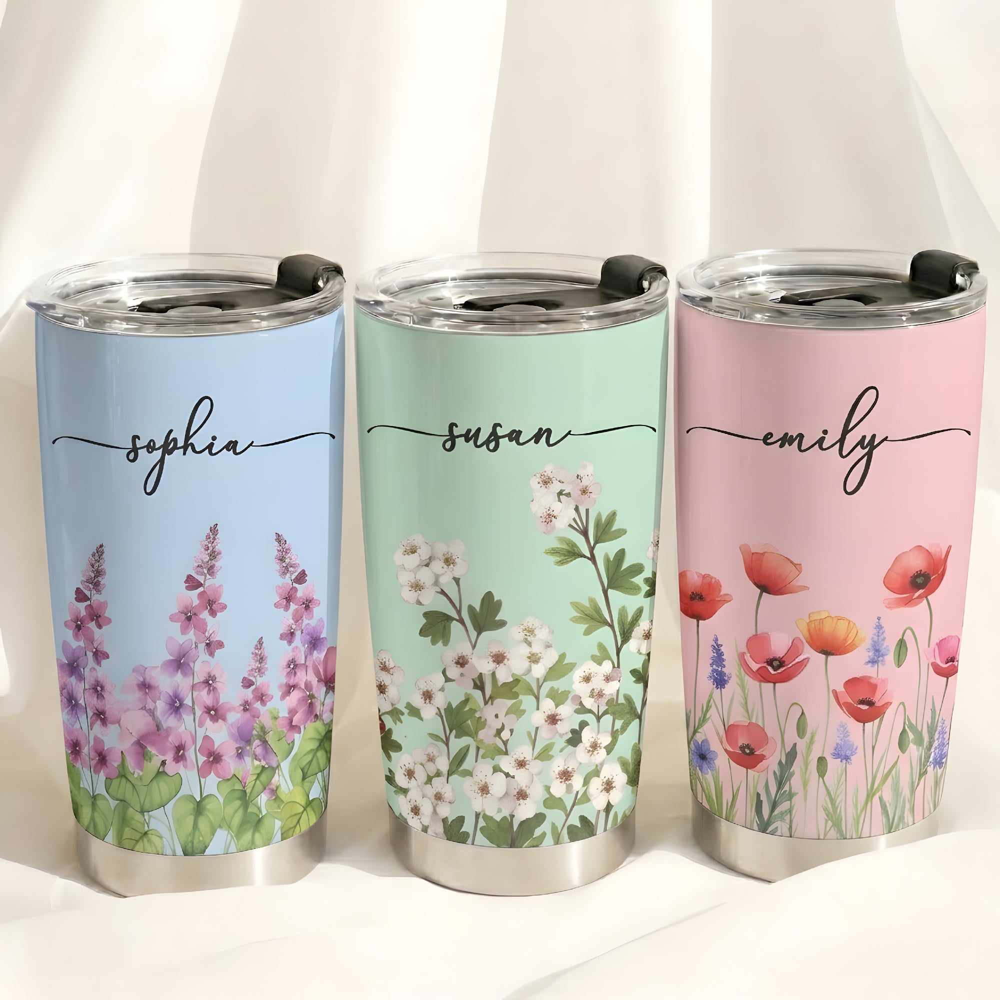Custom-Name-&-Birth-Flower-Birthday-Gift-For-Her,-Sisters,-Daughter,-Friends,-Coworkers-Personalized-Tumbler-1