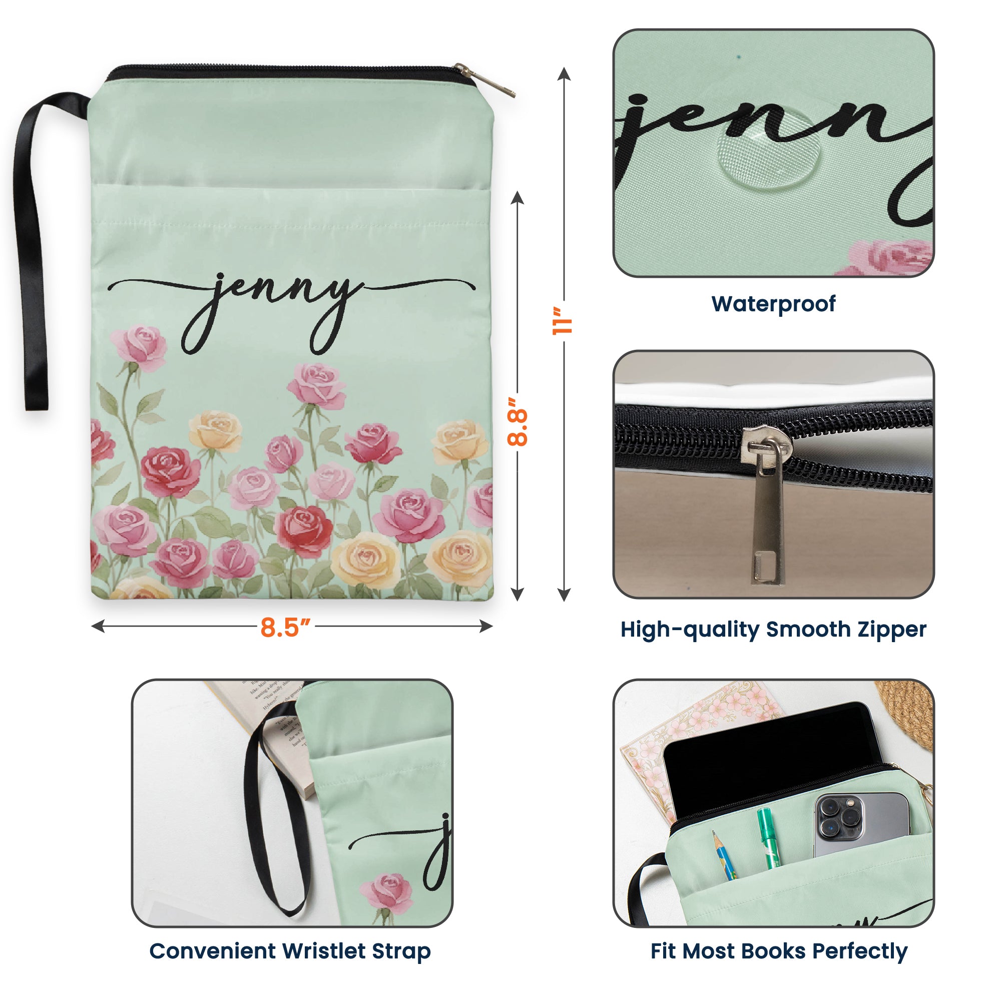 Custom-Name-&-Birth-Flower-Birthday-Gift-For-Her,-Sisters,-Daughter,-Friends-Personalized-Book-Sleeve-6