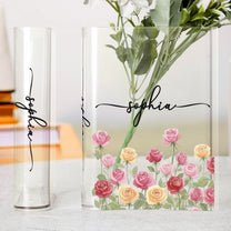 Custom-Name-&-Birth-Flower-Birthday-Gift-For-Her,-Sisters,-Daughter,-Friends-Personalized-Vase-1