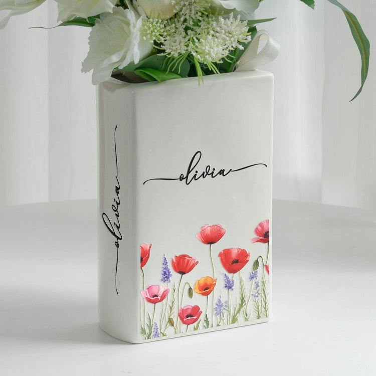 Custom-Name-&-Birth-Flower-Birthday-Gift-For-Her,-Sisters,-Daughter,-Friends-Personalized-Vase-1