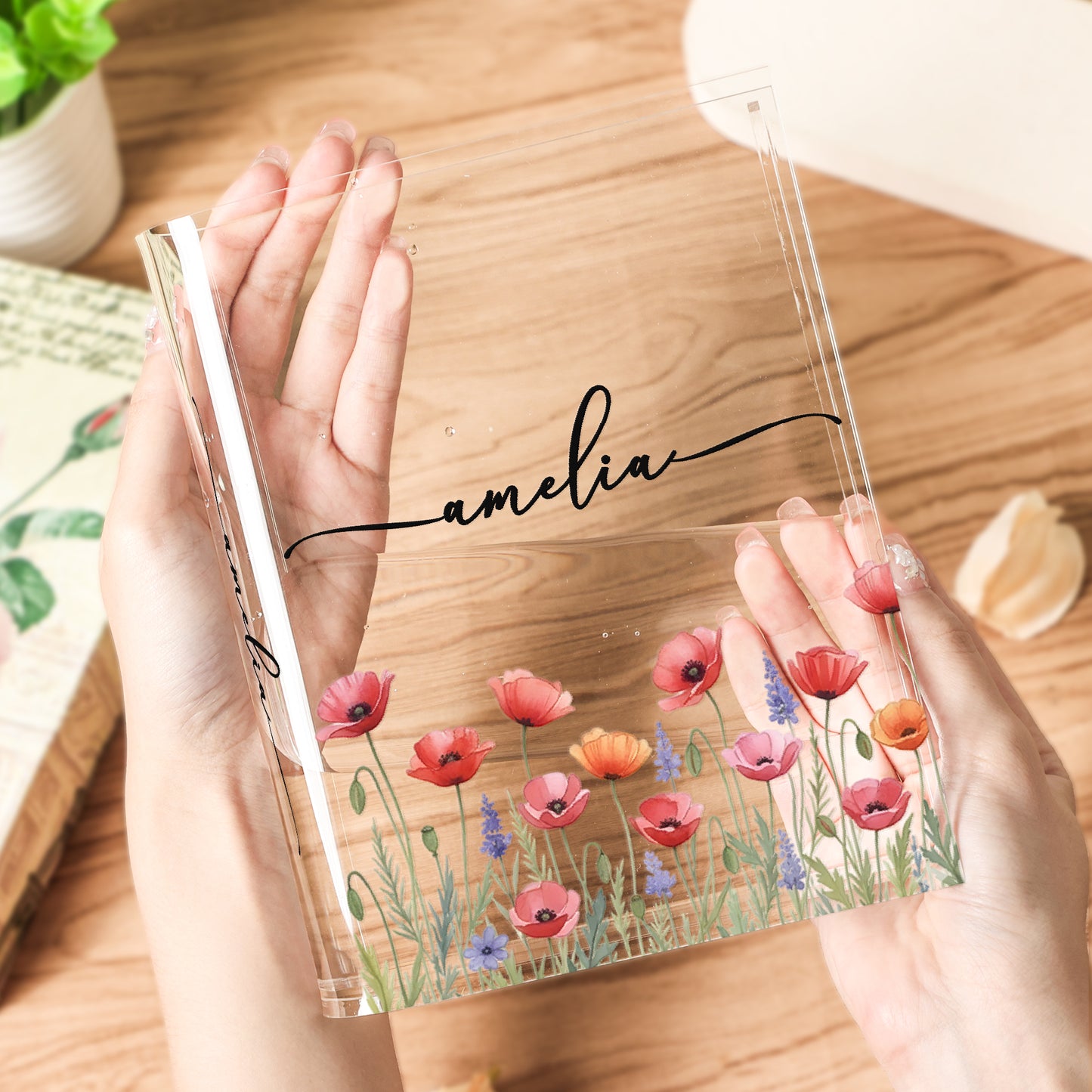 Custom-Name-&-Birth-Flower-Birthday-Gift-For-Her,-Sisters,-Daughter,-Friends-Personalized-Vase-4