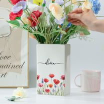 Custom-Name-&-Birth-Flower-Birthday-Gift-For-Her,-Sisters,-Daughter,-Friends-Personalized-Vase-5