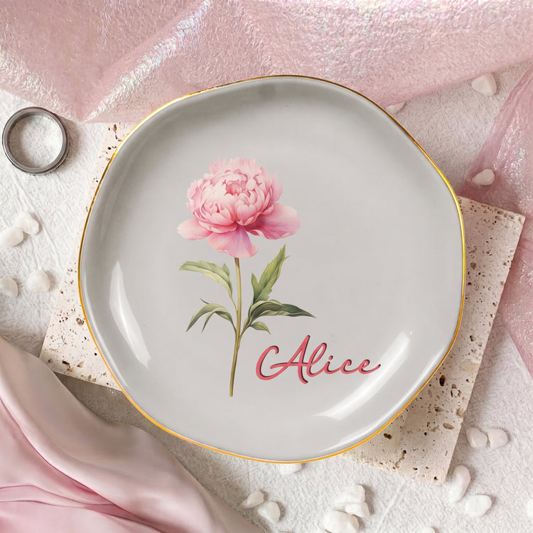 Custom-Name-&-Birth-Flower-Colorful-Gifts-For-Her-Personalized-Jewelry-Dish3