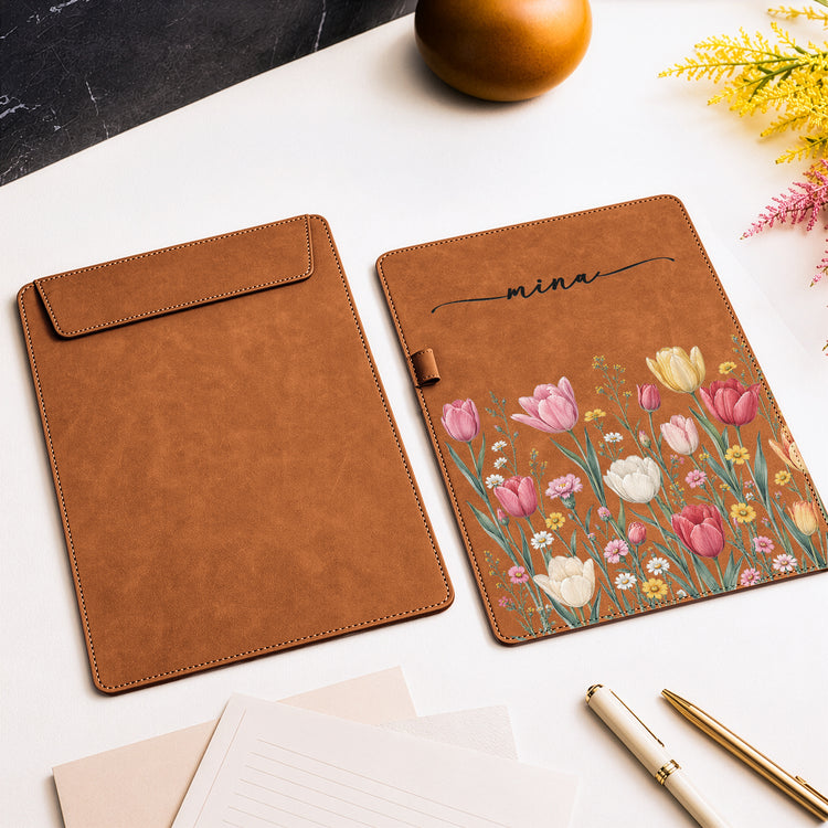 Custom-Name-&-Birth-Flower-For-Coworkers,-Boss,-Friends-Personalized-Clipboard-2