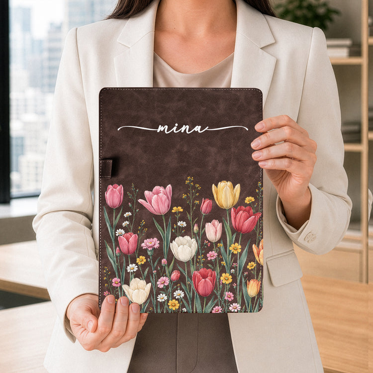 Custom-Name-&-Birth-Flower-For-Coworkers,-Boss,-Friends-Personalized-Clipboard-4