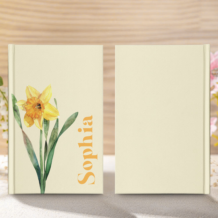 Custom-Name-&-Birth-Flower-For-Coworkers,-Nurses,-Daughter,-Friends-Personalized-Journal-2