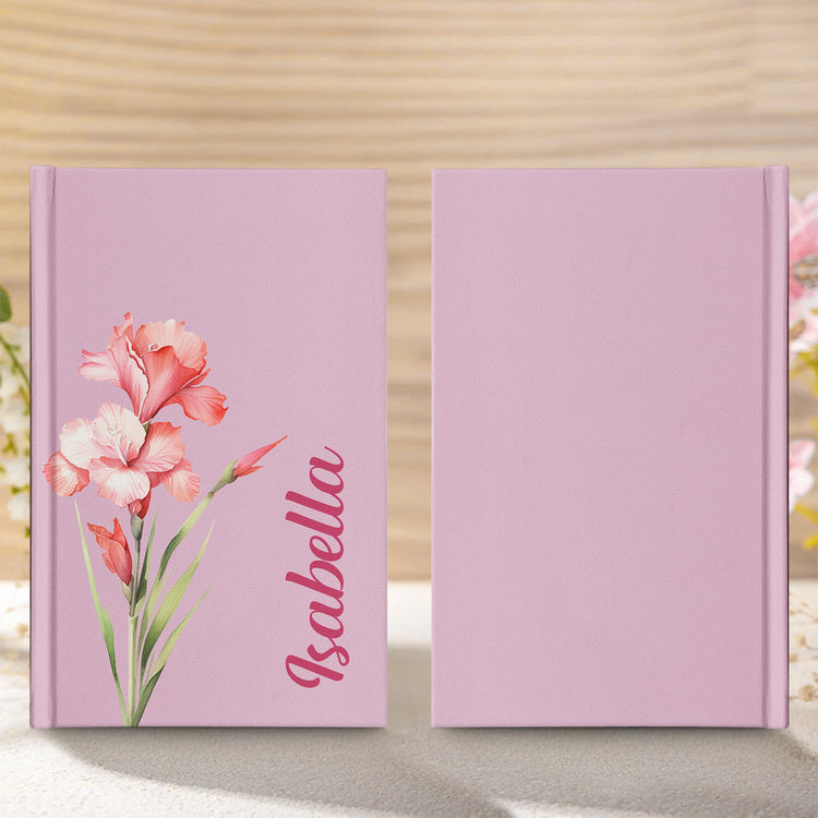 Custom-Name-&-Birth-Flower-For-Coworkers,-Nurses,-Daughter,-Friends-Personalized-Journal-4