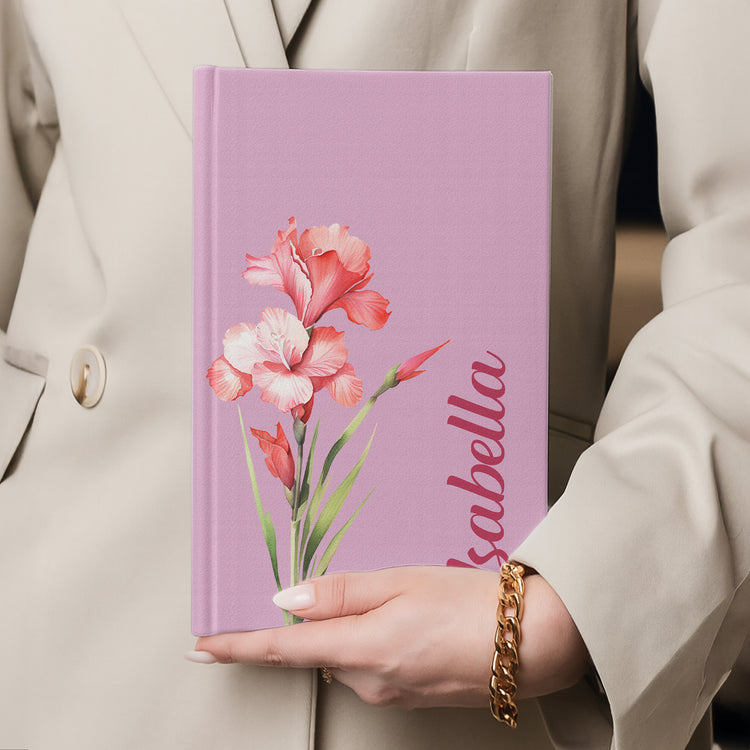 Custom-Name-&-Birth-Flower-For-Coworkers,-Nurses,-Daughter,-Friends-Personalized-Journal-8