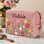 Custom-Name-&-Birth-Flower-For-Coworkers,-Teachers,-Friends,-Boss-Personalized-Makeup-Bag-1