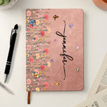 Custom-Name-&-Birth-Flower-For-Her,-Coworkers,-Daughter,-Friends-Personalized-Journal-2