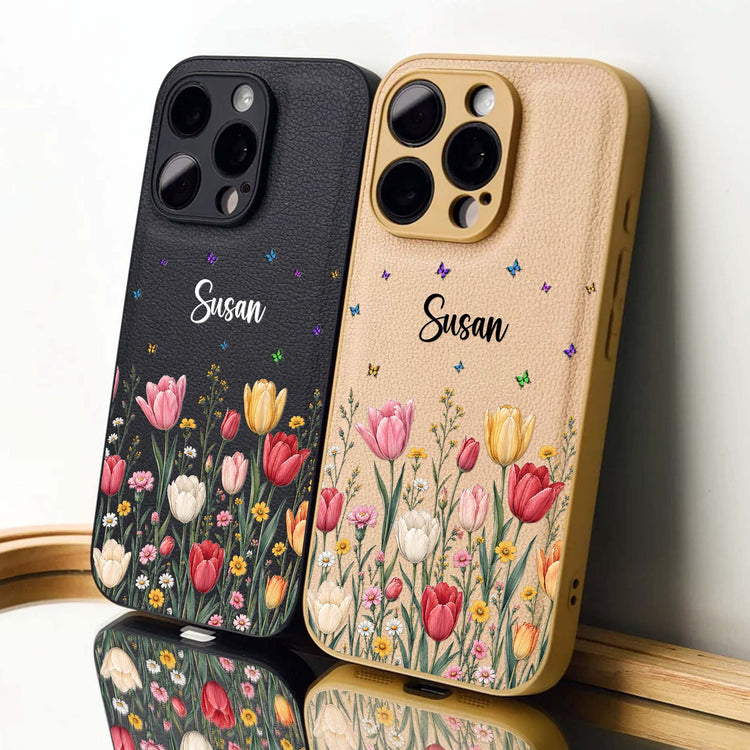Custom-Name-&-Birth-Flower-For-Her,-Coworkers,-Daughter,-Friends-Personalized-Phone-Case-8