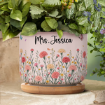 Custom-Name-&-Birth-Flower-For-Her,-Coworkers,-Daughter,-Friends-Personalized-Plant-Pot-5