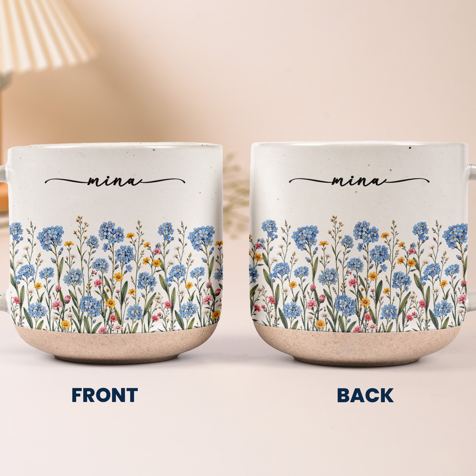Custom-Name-&-Birth-Flower-For-Her,-Coworkers,-Daughter,-Friends-Pottery-Cup-Personalized-Mug-6