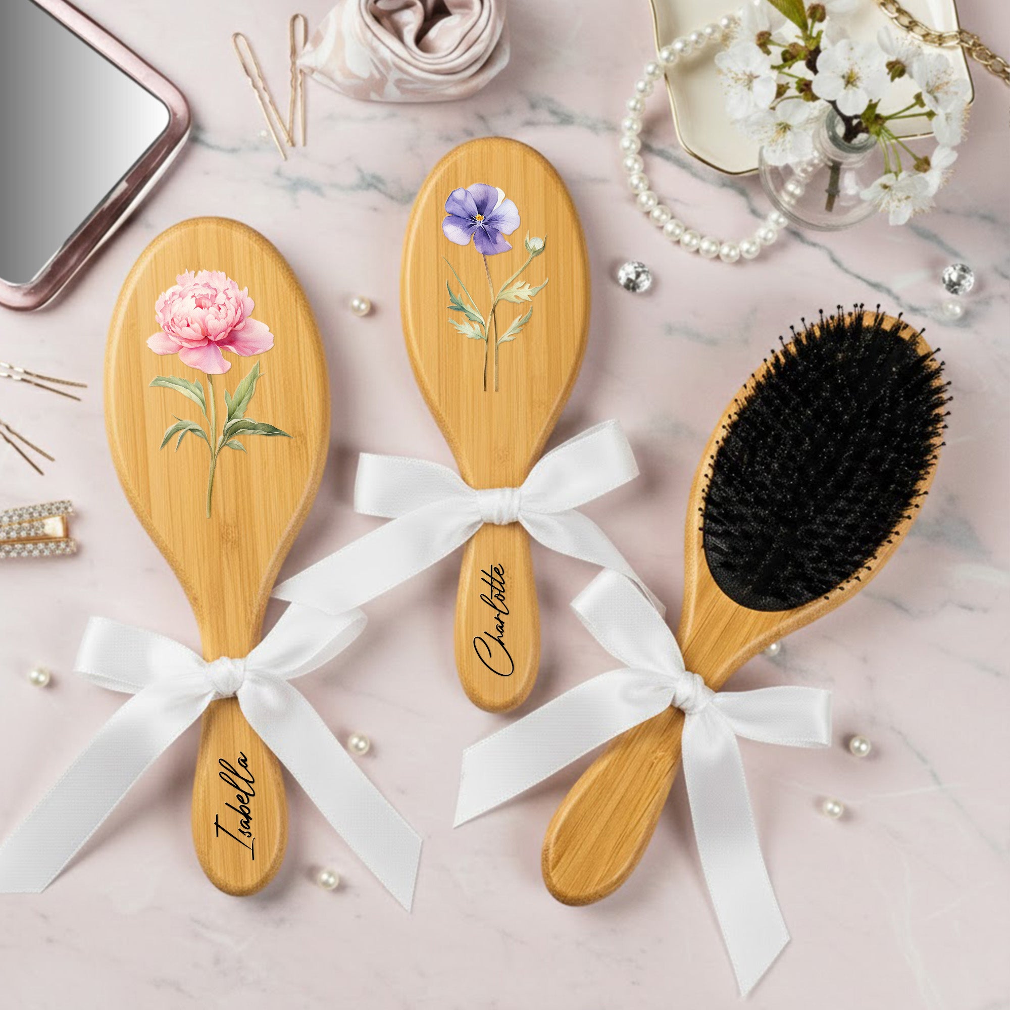 Custom-Name-&-Birth-Flower-For-Her-Daughter-Sister-Thank-You-Gift-Personalized-Hair-Brush-1