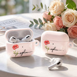 Custom-Name-&-Birth-Flower-For-Her,-Friend,-Coworker-Personalized-Protective-Case-For-AirPods-9